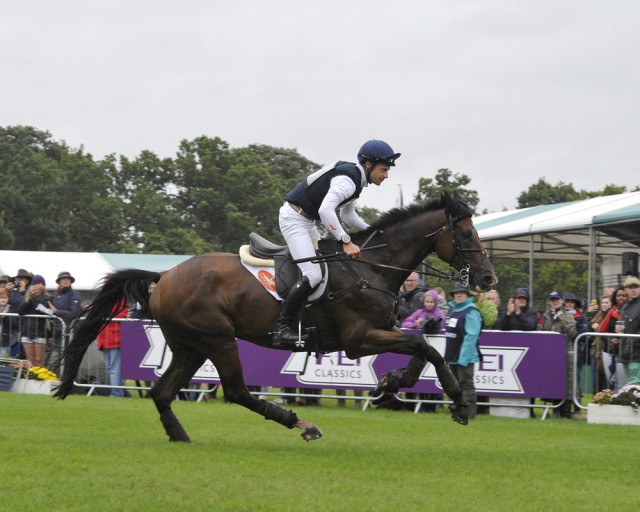 Pure class: Christopher Burton (AUS) and Nobilis 18 easily retain their lead after an influential Cross Country day at the Land Rover Burghley Horse Trials, final leg of the FEI Classics™ 2015/2016 © Trevor Meeks / FEI