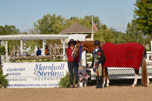 Kimberly Pevonka won the 2'6" M&S Adult Medal Final. © Andrew Ryback Photography