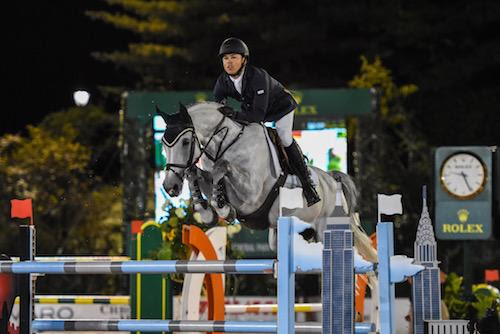 Rio Olympic Individual Gold medalists Charlotte Dujardin (GBR) and Valegro in a special freestyle performance Saturday night, Sep. 24 © Meg Banks & Cally Matherly