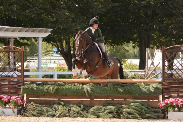 Amy Muslin and Rico took home fourth place in the M&S Junior/Amateur Horsemanship Medal Final. © Chicago Equestrian