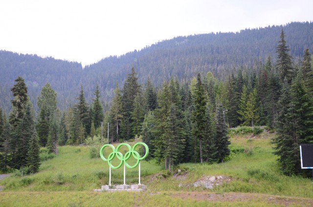 Die Austragungsstätten der Olympischen Winterspiele 2010. © Julia Konstanzer