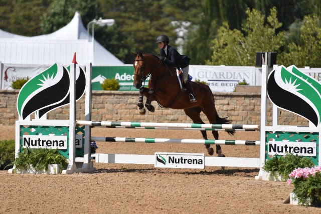 Aristea Santoro, winner of the USHJA 3'3" Jumper Medal. © Andrew Ryback Photography