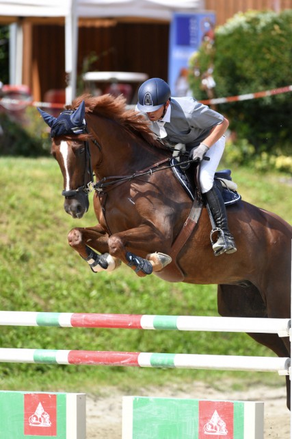 Siegfried Schlemmer (St) und Flick Flack, die Sieger im Youngster Masters. © horsesportsphoto.eu