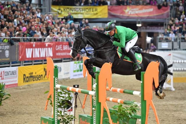Great success for Dieter Koefler and Askaban in the Big Tour in the Arena Nova. © Alpenspan