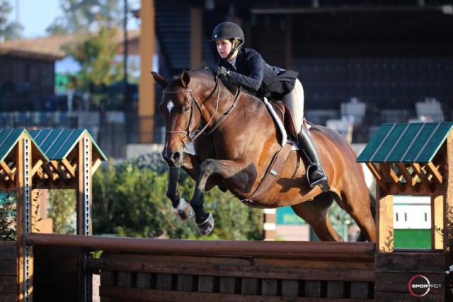 Ann Gray Stedman and Winter Romance. © Sportfot