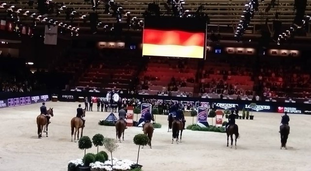 Siegerehrung vom LONGINES FEI WORLD CUP™ presented by GL EVENTS Lyon