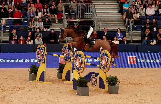 Ben Maher und Diva II sind die Sieger der Qualifiktion für den Weltcup-Bewerb am CSI5* in Madrid. ©Oxer Sport©