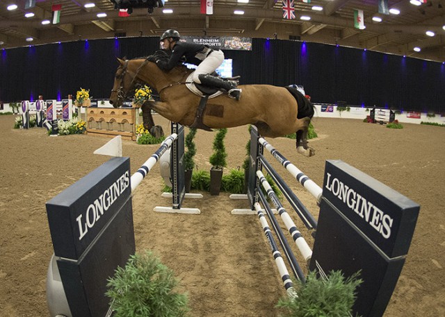 Germany’s Christian Heineking and Aje Cluny had luck on their side in Las Vegas to win by 1/100th of a second in the fifth leg of the Longines FEI World Cup™ Jumping 2016/2017 North American League Western Sub-League. ©FEI/Julia Borysewicz