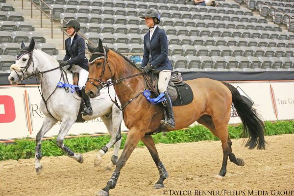 Lucy Deslauries on Hamlet (left) and Eve Jobs on Calizz (right). © Taylor Renner / Phelps Media Group