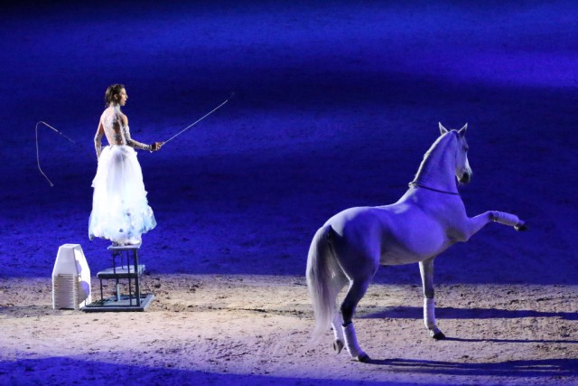 Mit ihren bezaubernden Auftritten begeistert Alizée Froment Pferdefans auf der ganzen Welt. Vom 8. bis 11. Dezember 2016 ist sie bei der Mevisto Amadeus Horse Indoors zu Gast. © Alizée Froment