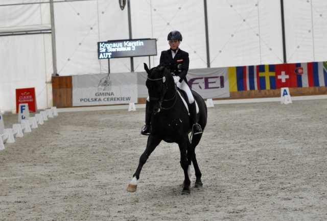 Super! Kerstin Kronaus und Sir Stanislaus knüpfen am gestrigen Erfolg an und holen sich heute Rang vier. © Malgorzata Frysztak