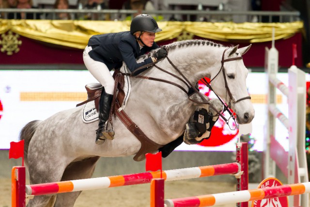 Springen bei der Mevisto Amadeus Horse Indoors. Treffe Reitsportstars wie Meredith Michaels-Beerbaum. © Michael Graf