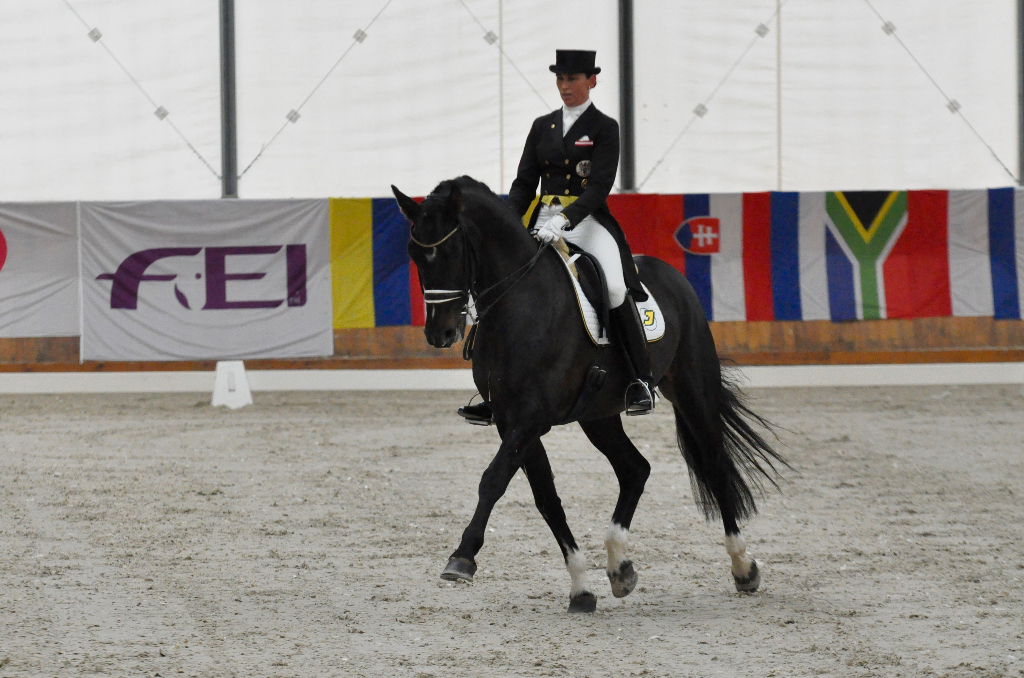 Belinda Weinbauer und Dante Delux sind in Polen spitzenmäßig unterwegs. Nach dem gestrigen Sieg tanzten sie heute mit 72,851% zum zweiten Sieg. © Malgorzata Frysztak