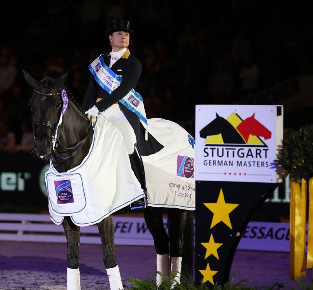 Überlegener Sieg für Isabell Werth (Deutschland) und Weihegold OLD beim FEI Grand Prix Freestyle in Stuttgart. © in.Stuttgart