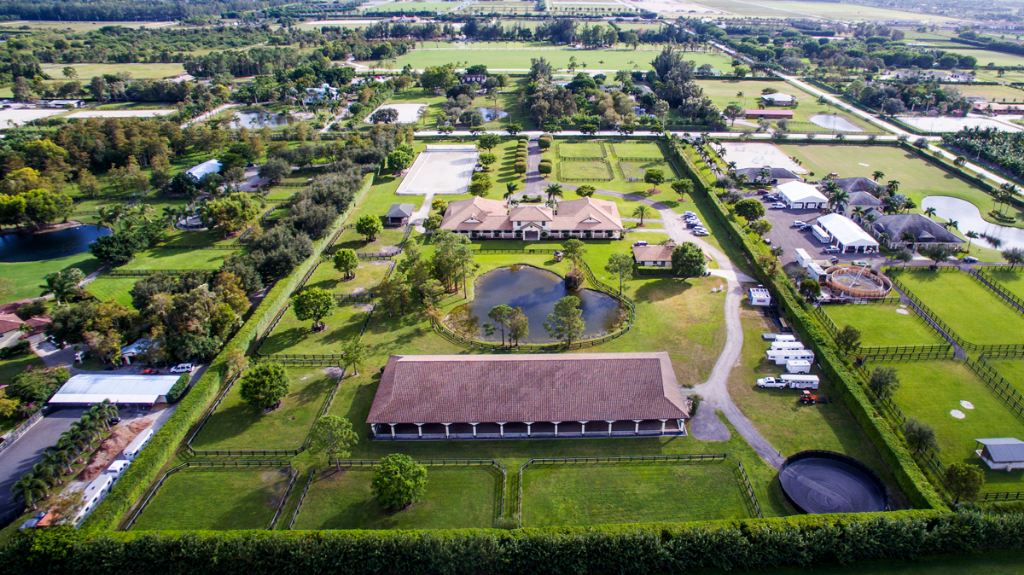 Photo 1: Diamante Farms, the home base of USDF Gold Medalist Devon Kane, is a dressage facility in Wellington, Florida. © James Wooster