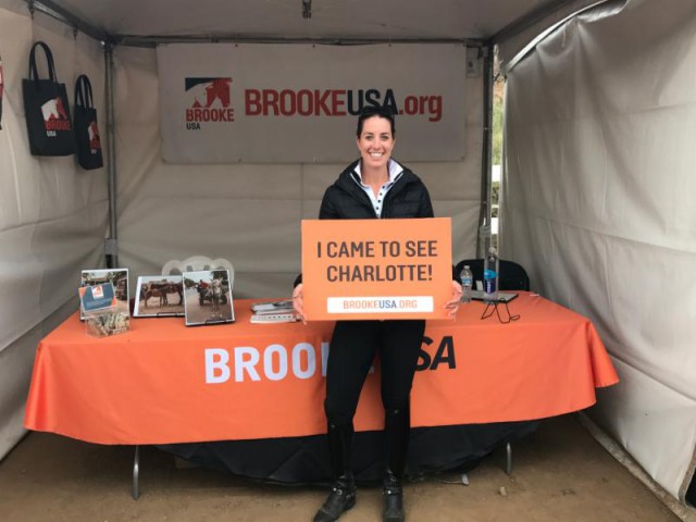 Brooke USA Global Ambassador and Olympic dressage gold medalist Charlotte Dujardin.cBrookeUSA