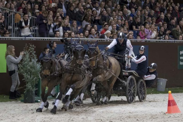 Boyd Exell (AUS) won the CAI-W Geneva for the 9th consecutive time. © FEI / Dirk Caremans