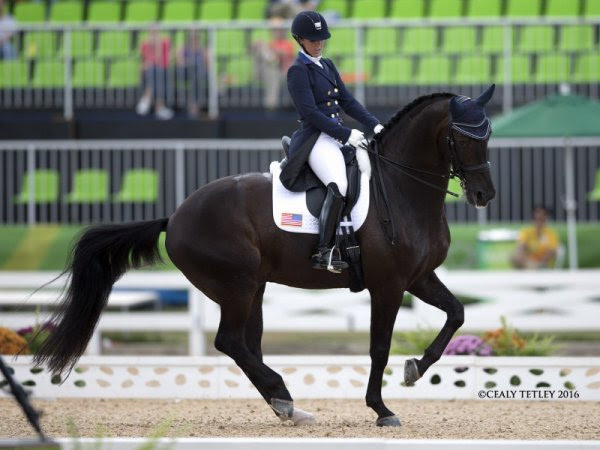 Kasey Perry-Glass and Goerklintgaards Dublet competing at the 2016 Olympic Games in Rio © Phelps Media Group