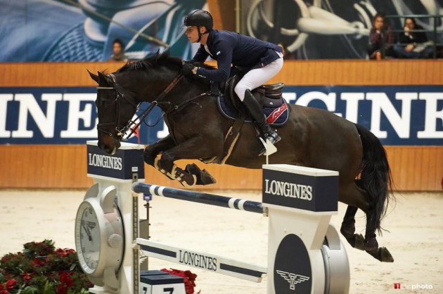 Max Kühner und Cornet Kalua platzierten sich im Longines Grand Prix auf Rang drei! © 1clicphoto.com I Herve Bonnaud)