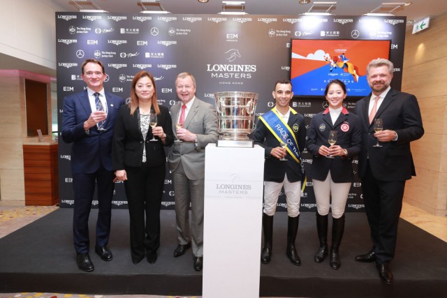 The Longines Masters of Hong Kong 2017 was officially launched. © GHC Asia