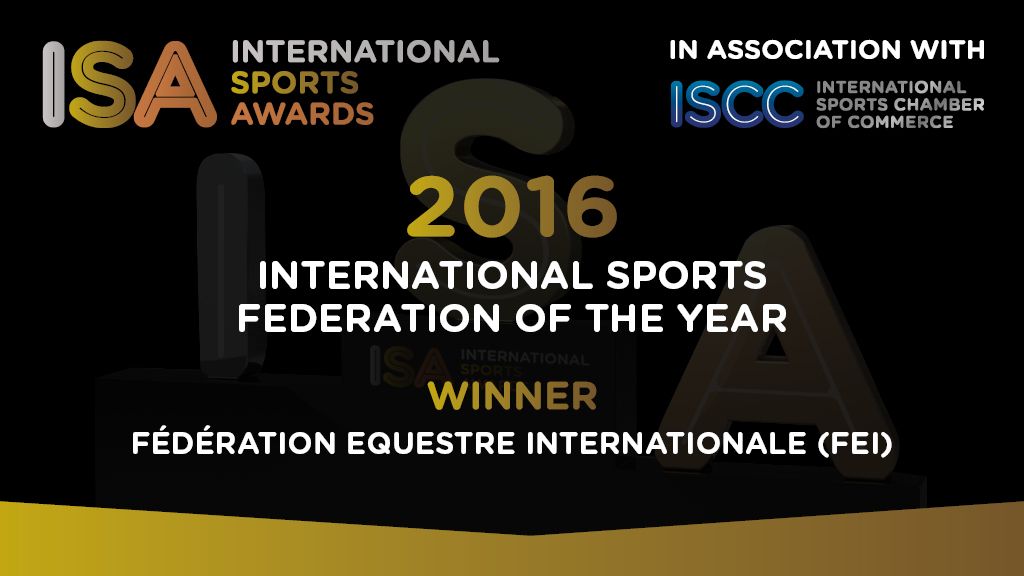FEI named International Sports Federation of the Year