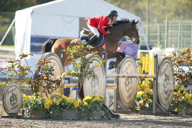 Carlos Rodolfo Molina claimed individual gold for the host nation at the FEI Children’s International Classics Final 2016 in Guadalajara, Mexico yesterday. © Anwar Esquivel/FEI