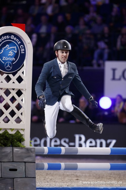 Simon Delestre wurde Dritter bei der der Jump and Drive Challange. © Stefan Lafrentz