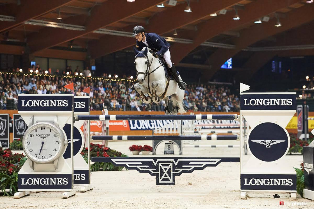 Max Kühner und Chardonnay platzierten sich im Großen Preis vom CSI5* Basel. © Hervé Bonnaud (Archiv)