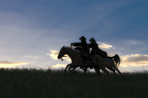 Angst kann auch die wildesten Cowboys plötzlich betreffen. © Symbolbild / Shutterstock Outdoorsman