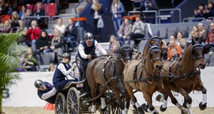 Boyd Exell on his way to his seventh FEI World Cup™ Driving title. © FEI / Stefan Lafrentz