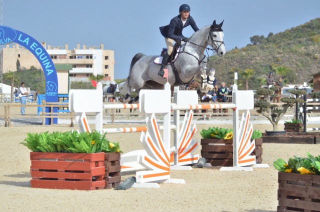 Doron Kuipers aus den Niederlanden mit Charley. Das Paar gewann das Masters in Mijas. © FS/ Hippodromo)