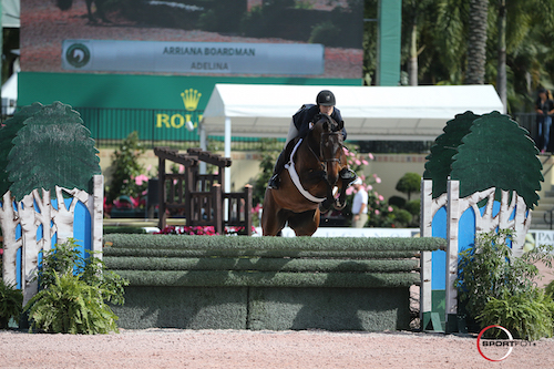 Arriana Boardman and Adelina. © Sportfot