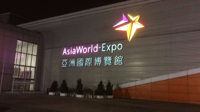 In der AsiaWorld-Expo findet das Longines Masters of Hong Kong statt. © Alex Stork