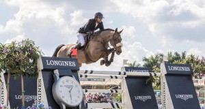 Egypt’s Nayel Nassar takes the win and top qualifying points with Lordan in the sixth leg of the Longines FEI World Cup™ Jumping 2016/2017 North American League Eastern Sub-League. © FEI/ Debra Jamroz