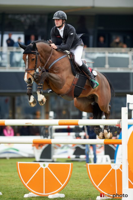 Constant van Paesschen und Isidoor van de Helle springen zum Sieg im 1,45 m 2* GP von Oliva. © 1clicphoto.com I Herve Bonnaud