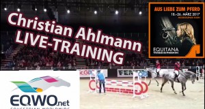 EQWO.net zeigt das Live-Training mit Christian Ahlmann auf der EQUITANA 2017!