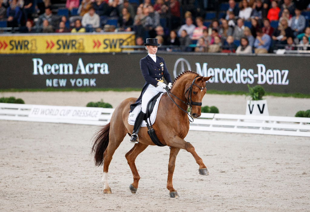 Fabienne Lütkemeier (GER) verzichtet auf das Weltcupfinale in Omaha, weil sie ihren D'Agostino beim Flug nicht begleiten kann. © Stefan Lafrentz/FEI