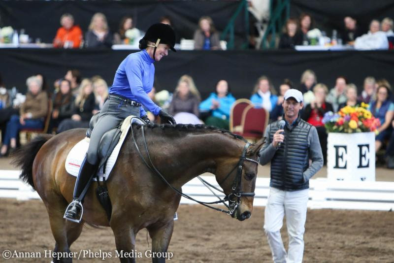 Beim Training mit Carl Hester gab es viel zu lernen. © Annan Hepner / Phelps Media Group