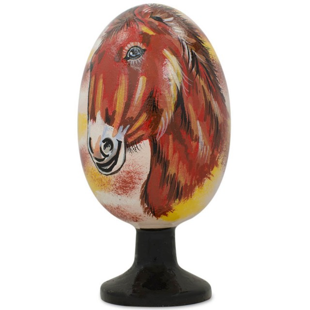 Für Kunstfreaks ein handbemaltes Ei mit Pferdemotiv. © Amazon