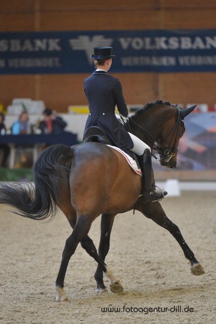 Pia Gabriel sicherte sich mit Junimond im Grand Prix rang sieben. © Fotoagentur Dill