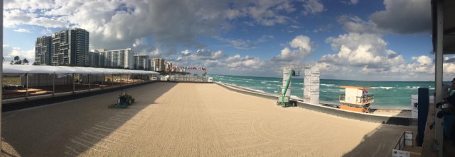Eine der atemberaubendsten locations der Longines Global Champions Tour ist Miami Beach. © LGCT/Stefano Grasso