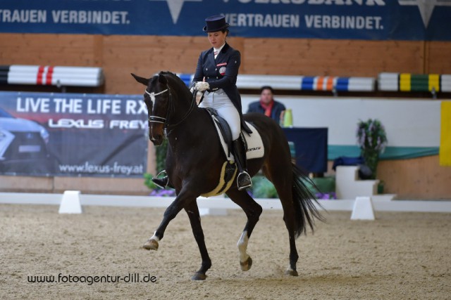 Jacqueline Toniutti und Sandrose wurden im Grand Prix Freestyle Sechste! © Fotoagentur Dill