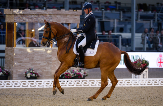 Carl Hester (GBR) und Barolo siegten bei der Royal Windsor Horse Show im CDI4* Grand Prix 