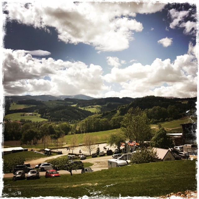 Wunderschöne Aussichten beim CDI am Reiterhof Stückler. © Nina Krasny / Michael Rzepa