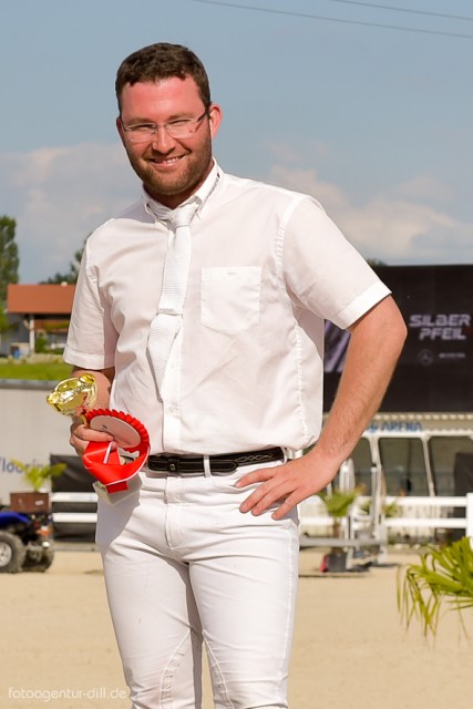 Erfolg hat einen Namen: Dominik Hieber aus Augsburg wurde acht Mal Erster, und je ein Mal Zweiter, Dritter und Achter. © Fotoagentur Dill