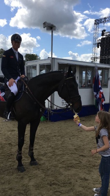 Max Kühner und Cornet Kalua waren in Windsor zweimal top platziert. © Max Kühner Sporthorses