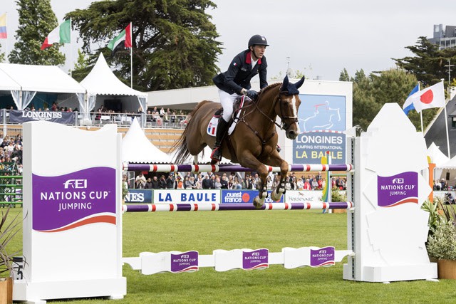 Kevin Staut (FRA) und Reveur de Hurtebise lieferten in La Baule ab! © FEI/Richard Juilliart