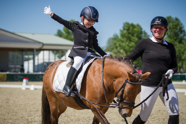 Ann Kathrin Winter und Brownie hatten sichtlich Spaß. © Marion Berg