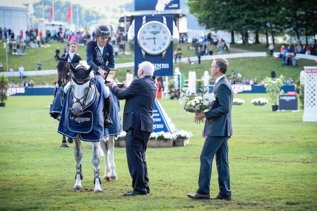 Bertram Allen aus Irland und sein Hengst Hector van d'Abdijhoeve gewinnen den Grand Prix der Schweiz. © katiastuppia.ch/csio.ch