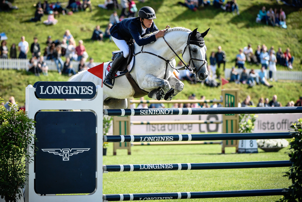 Zwei tolle Runden lieferte Bertam Allen und der Hengst Hector van d'Abdijhoeve beim Grand Prix der Schweiz ab. © katiastuppia.ch/csio.ch